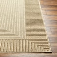 thumbnail image 4 of BoutiqueRugs Gurij Contemporary Area Rug - Outdoor Safe - Lambswool, Dark Brown, Dark Beige - 5'3" x 7', 4 of 8
