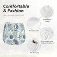 thumbnail image 4 of Balery Algae Corals and Seashells Pantalones cortos deportivos para mujer con forro y dos bolsillos, elásticos, para entrenamiento, gimnasio, yoga-X-Large, 4 of 7