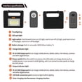 thumbnail image 5 of Portable Power Generator Station,12000mah Solar Panel Power Kit  Battery Pack Power Station + 3 Bulbs for Outdoor Camping, 5 of 9
