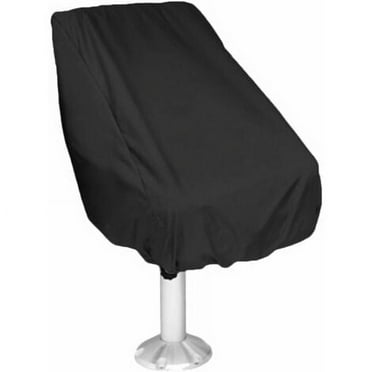Boat Cover, Outdoor Waterproof Pontoon Captain Boat Bench Chair Cover, Chair Protective Covers