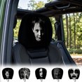 thumbnail image 6 of 2Pcs Ghost Face Headrest Covers | 2026 New Spooky Scary Head Rest Covers for Cars | Funny Washable Breathable Face Car Head Rest Cover Protector for Halloween, 6 of 6