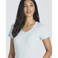 thumbnail image 5 of 5 Pack: Women's Soft Ribbed Short Sleeve V-Neck T-Shirt Casual Summer Tee Shirts, 5 of 6