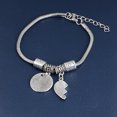thumbnail image 3 of 2PCS Unisex Bracelet Retro Letter Sign Alloy Bracelet Chain Bracelet for Friend, 3 of 8