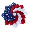 thumbnail image 1 of Forzero Patriotic Wreath American Independence Day Wreath Handmade Memorial Day Wreath Decoration Front Door Wall Home Decoration, 1 of 6