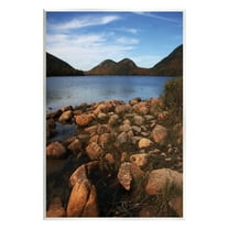 Stupell Industries Acadia Pond Photography Nature Photography Unframed Art Print Wall Art, 10 x 15