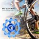 thumbnail image 1 of Aleación de aluminio MTB Bike Ceramic Bearing 11T Wheel Desviador trasero (Azul), 1 of 7