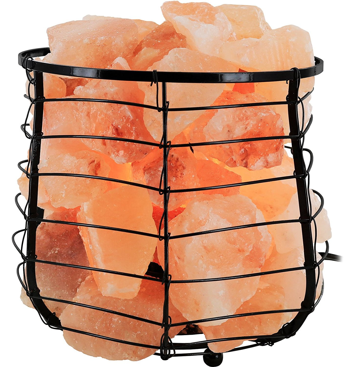 Himalayan Glow Natural Himalayan Pyramid Basket Salt Lamp Night Light with Salt Chunks in Pyramid Design,Salt lamp Light Bulbs and Dimmable Cord Himalayan Glow Natural Himalayan Pyramid Basket Salt Lamp Night Light with Salt Chunks in Pyramid Design,Salt lamp Light Bulbs and Dimmable Cord