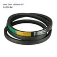 thumbnail image 3 of Uxcell  61.02'' Drive V Belts Inner Girth Industrial Transmission Belt  Rubber  Black 1pcs, 3 of 5