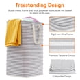 thumbnail image 2 of Cesto de ropa Lifewit, grande, plegable, 80 L, paquete de 2, gris y rosa, 2 of 9