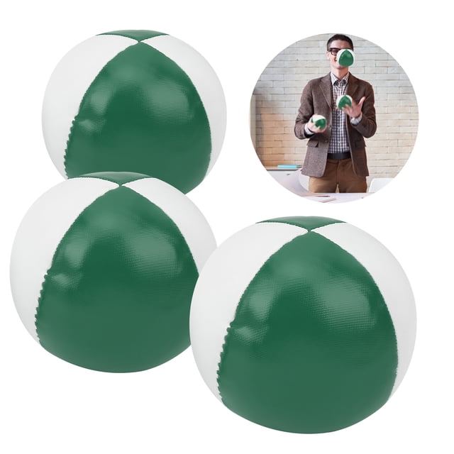 Pelotas de Malabarismo, Pelotas de Malabarismo, 3 piezas de 6,3 cm Pu + Pelotas de Malabarismo de Poliuretano, Pelotas de Prácica de Malabarismo de Ocio Interior para Ninas,