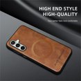 thumbnail image 2 of Allytechgroup Magnetic for Samsung Galaxy Note 20 Ultra Case, Compatible with MagSafe Support Magnetic Car Phone Mount PU Leather Slim Phone Case for Women Men for Samsung Galaxy Note 20 Ultra, Brown, 2 of 10