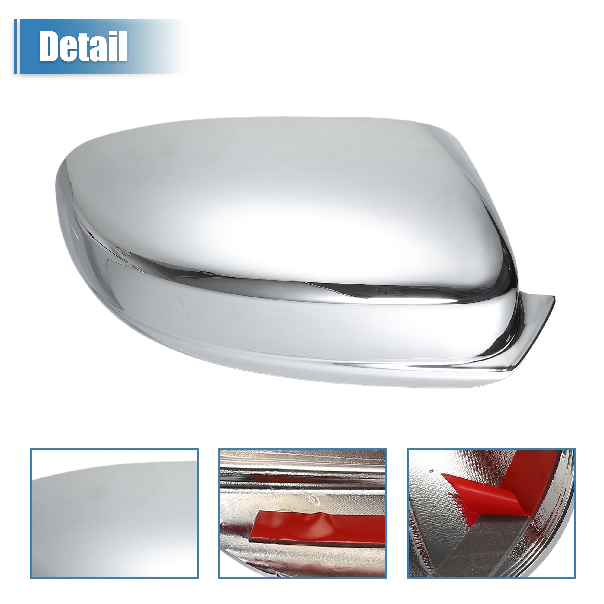 Unique Bargains 1 Pair Chrome Plated Mirror Cover Cap for Dodge Charger 2011-2022