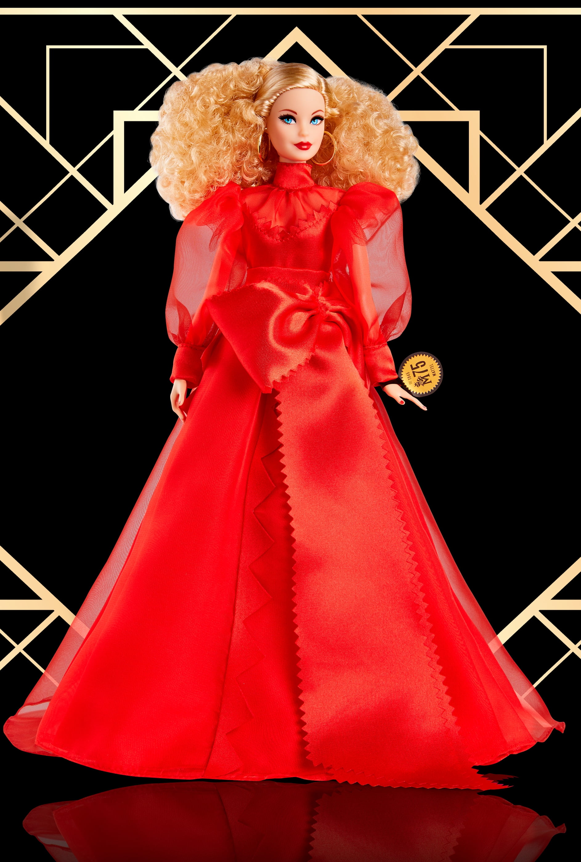 Barbie Collector Mattel 75th Anniversary Doll (12-in Blonde) in 