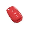 thumbnail image 4 of Funda de silicona para mando a distancia inteligente, funda protectora a prueba de golpes, se adapta perfectamente a la funda para mando a distancia, Rojo shamjiam Caso de la cubierta clave, 4 of 8