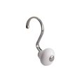 thumbnail image 5 of iDesign  White and Chrome York Classic 12-Pack Shower Curtain Hooks, 5 of 6