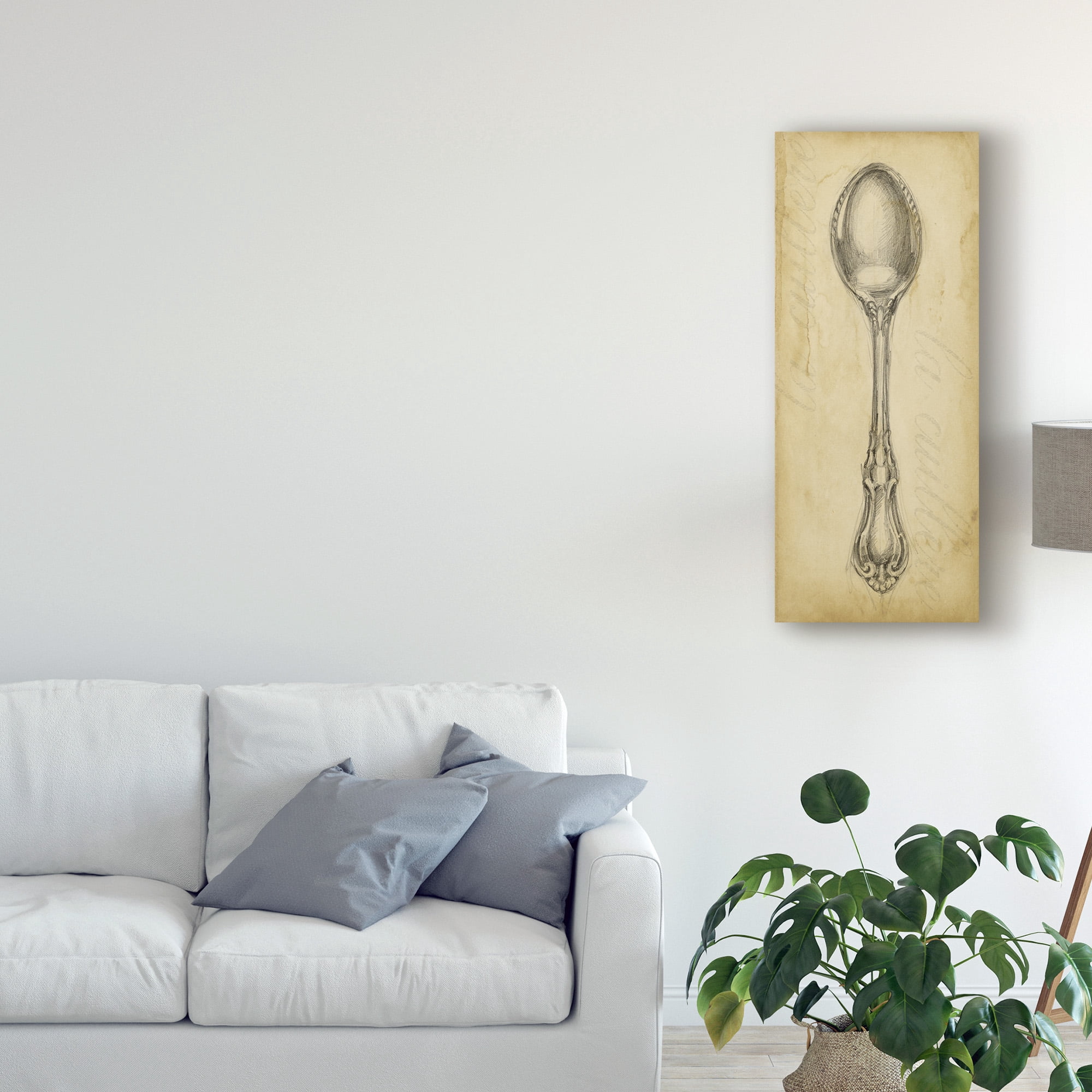 Trademark Fine Art 'Antique Spoon' Canvas Art by Ethan Harper