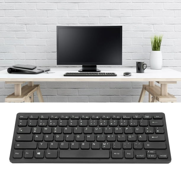 Teclados De Computadora Ergonímico, Ultradelgado Mini Teclado Árabe Con Cable Duradero Diseño De Computerador De Computera Teclado Mecánico De 78 Teclas Para Computadoras