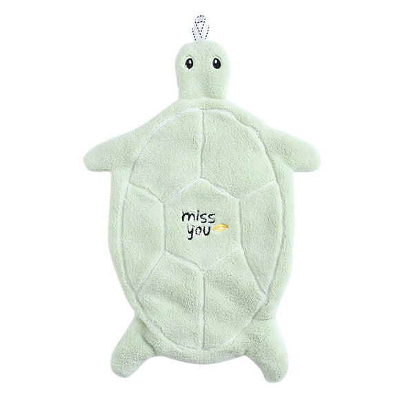 Binwennn Serviettes à Main Suspendues Douces et Mignonnes Hibou Pingouin Absorbantes Épaisses pour Cuisine Salle de Bain