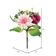 thumbnail image 2 of Vickerman 14" Everyday Artificial Mixed Fall Peony Hydrangea Bush - Faux Indoor Floral Greenery Arrangement - For Home Or Office Decor - Maintenance Free, 2 of 2