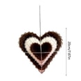 thumbnail image 3 of Handmade Fiber Bird Nesting Heart Birds Material Holder For Outside Nester Design Winter Shelter For Wild Birds Season Outdoor Vi, 3 of 6