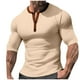 thumbnail image 1 of pstuiky camisetas para hombre, Camisa de manga corta de color liso para hombre, camiseta de manga corta, camisa de manga corta con cuello abotonado. camisetas de hombre s, 1 of 5