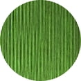 thumbnail image 1 of Ahgly Company Indoor Round Abstract Green Modern Area Rugs, 6' Round, 1 of 4
