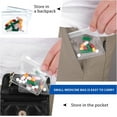 thumbnail image 3 of NOGIS 10Pcs Pill Pouch Bags Zippered Pill Pouch Set Reusable Clear Medicine Organizer Self Sealing Travel Plastic Pill Bags with Slide Lock Pill Baggies for Pills Small Items Storage(White), 3 of 7