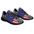 thumbnail image 6 of American flag black white semaphore Shoes Sneakers for Women Men Black Size 7.5, 6 of 7