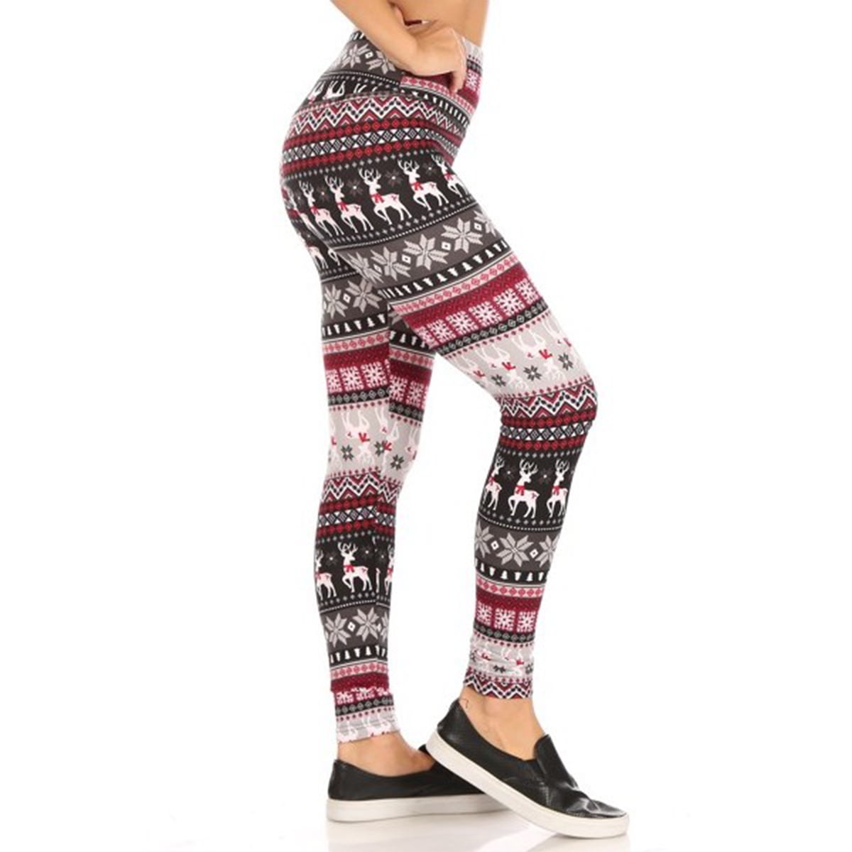 LAVRA Women's Holiday High Waist Fleece 