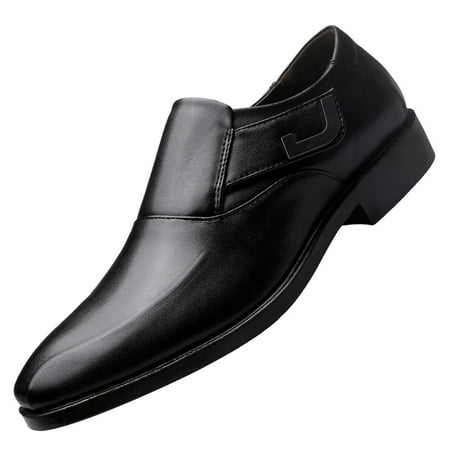 

Rdeuod Mens Dress Shoes Premium Leather Slip On Oxfords Shoes Business Shoes Wedding Shoes