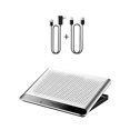 thumbnail image 3 of Refrigerador Para Computadora Portátil Soporte De Enfriamiento Para Computadora Portátil De Altura Ajustable Hueco De Aleación De Aluminio Con Ventilador Yuarrent EL013137-02, 3 of 5