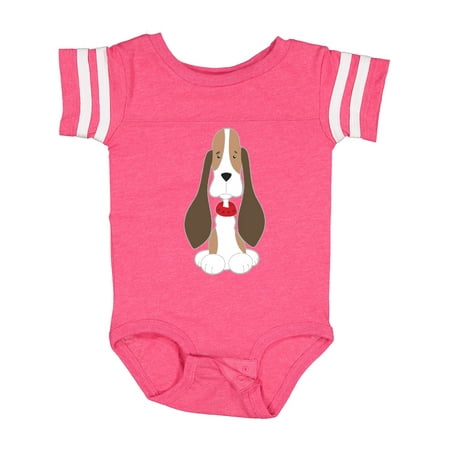 

Inktastic Basset Hound with Floppy Ears Boys or Girls Baby Bodysuit