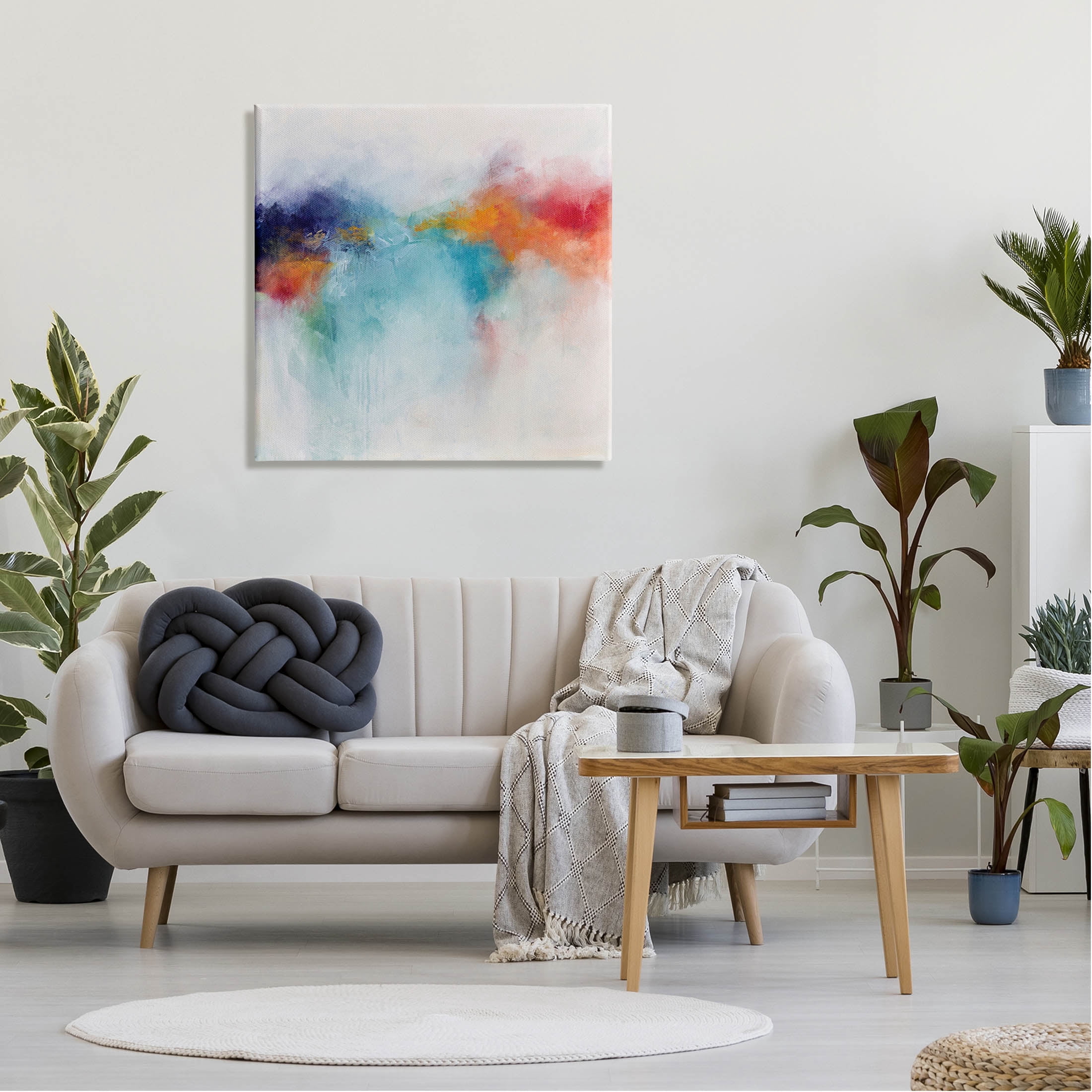Stupell Industries Vivid Modern Bold Arrangement Painting Gallery Wrapped Canvas Print Wall Art, Design by Karen Hale