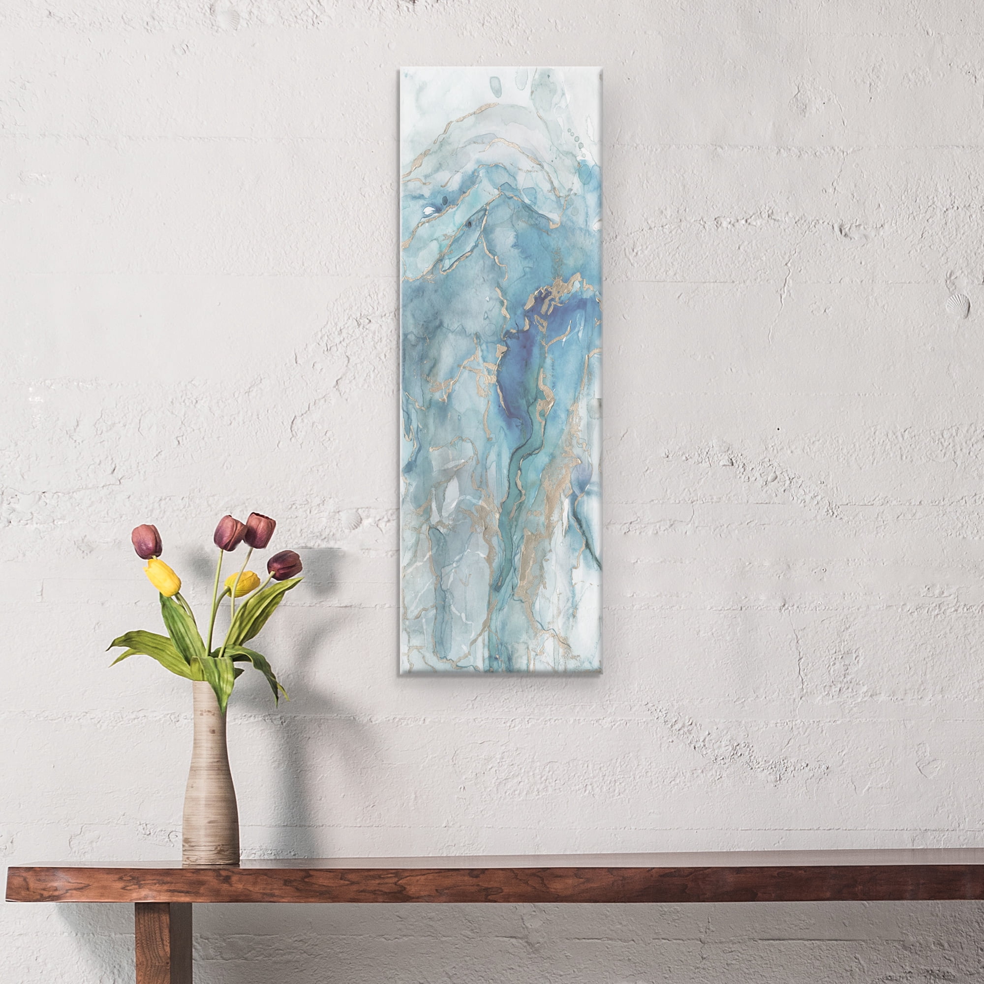 Abstract Lapis Light Panel I by Carol Robinson Wrapped Canvas Art Painting