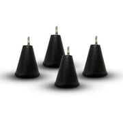 Legends International Large Hawaiian Cone Tabletop Torch Hammered Black - 4 Pack