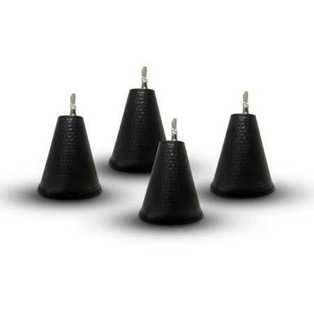 Legends International Large Hawaiian Cone Tabletop Torch Hammered Black - 4 Pack