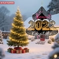 thumbnail image 4 of Stylish Metal Hanging Christmas Tree Wind Spinner - Festive Garden Decoration with Elegant Tree Design and Celebration Theme, 4 of 7