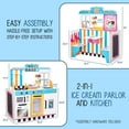thumbnail image 6 of Lil' Jumbl Double-Sided Ice Cream Parlor Playset for Kids, 6 of 6