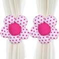 thumbnail image 1 of 1 Pair Curtain Tiebacks Lovely Sunflower Design Window Panel Tiebacks Home Decor, 1 of 8