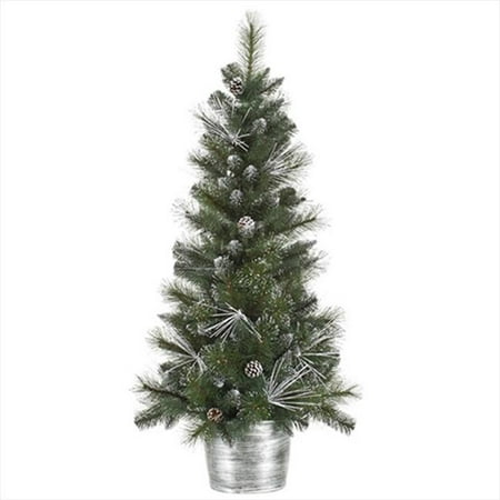 northlight 4 ft flocked and glittered mixed pine potted northlight 4 ft flocked and glittered mixed pine potted