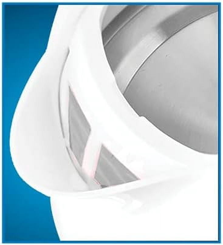 EUROSTAR EKP102WH 1.0L Plastic Electric Kettle, White