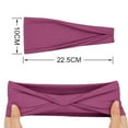thumbnail image 2 of Bandeaux de Mode pour Femmes Bandeau Grand Yoga Entraînement Bandeaux Accessoires pour Cheveux, 2 of 7