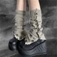 thumbnail image 1 of Txlixc Pantalones de punto para mujeres accesorios de calcetines Lolita Txlixc moda, 1 of 1
