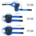 thumbnail image 3 of Amdohai Kids Knee Pads Set 6 in 1 Protective Gear Kit Knee Elbow Pads with Wrist Guards Children Sports Safety Protection Pads for Cycling Roller, 3 of 8