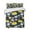 Black, variant on Quilts King Size Bedding Set, Coastal Lightweight Quilted Comforter, Summer Lemon Flower Shell Starfish Blue Soft Reversible Bedspread Coverlet with Pillow Covers for All Season, 96" x 106"