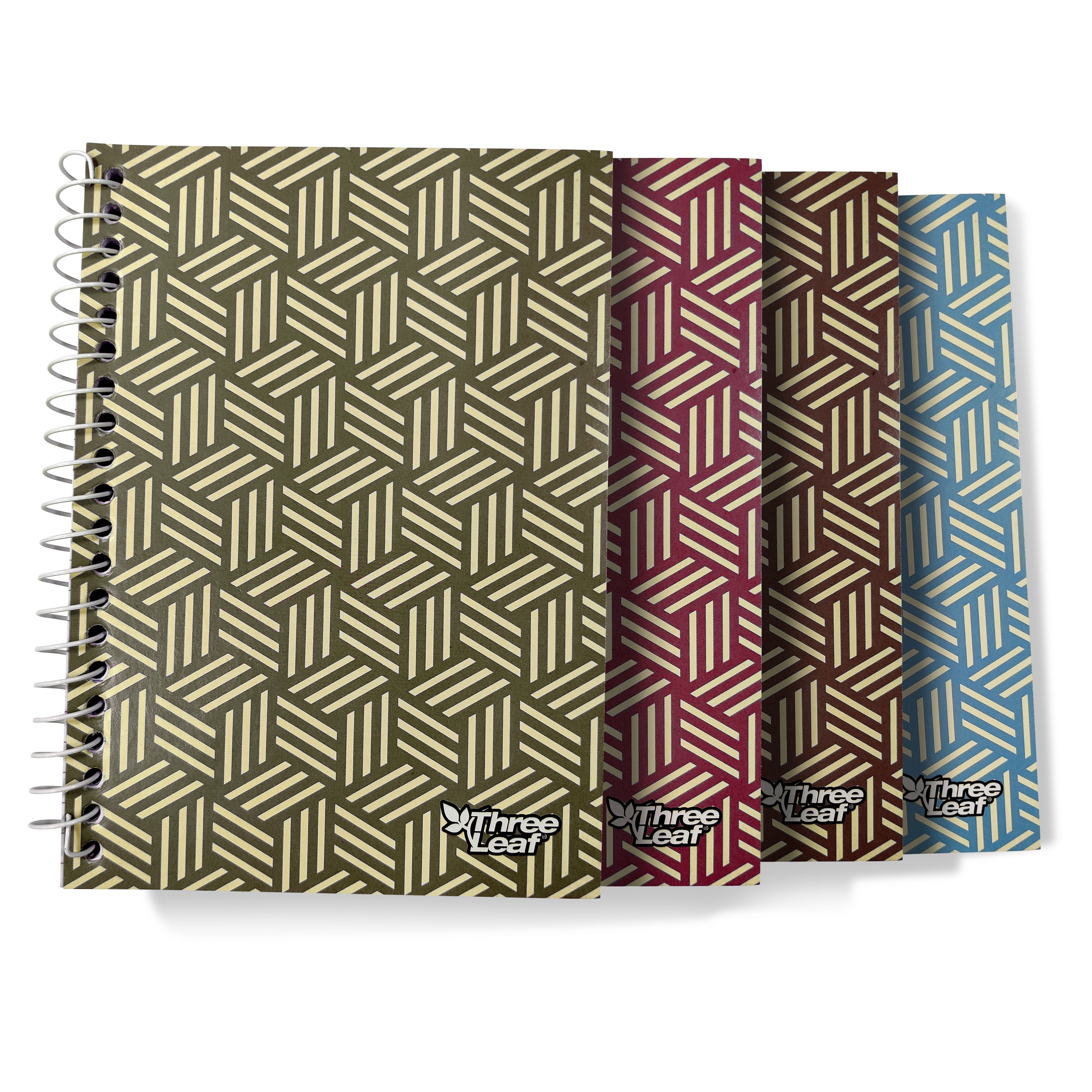 Three Leaf 120 Ct. 5 X 7, Personel Notebook, Pack Of 12, Writing Notebooks, Travel Writing Notebooks, Journal Notepad for Office, Study and Notes