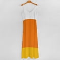 thumbnail image 5 of Candy Corn Sleeveless Dress Loose Women's Dress Dresses Luxury Evening Dresses, 5 of 9