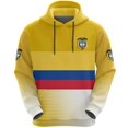 thumbnail image 3 of Sudadera con capucha con estampado 3D de la bandera de Colombia y emblema nacional, sudadera con capucha con estampado de flor de hibisco, ropa para hombre, chándal de manga larga, sudaderas con capuc, 3 of 5