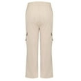 thumbnail image 3 of iHPH7 High Waisted Pants for Women Baggy Cargo Pants Women Elastic Waist Pants for Women Track Pants Women Pantalon Cargo Mujer Baggy Pants Womens Fall Clothing Beige L, 3 of 8