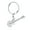 Steel, variant on Guitar Urn Pendant Pet Cremation Keepsake Urn Keychains for Ashes Holder Memorial Keyring